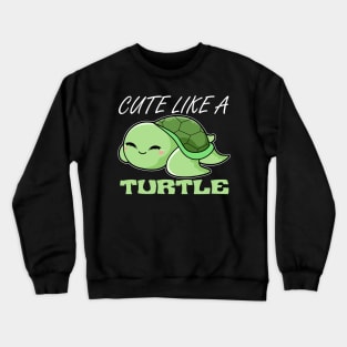 Cute Turtle Crewneck Sweatshirt